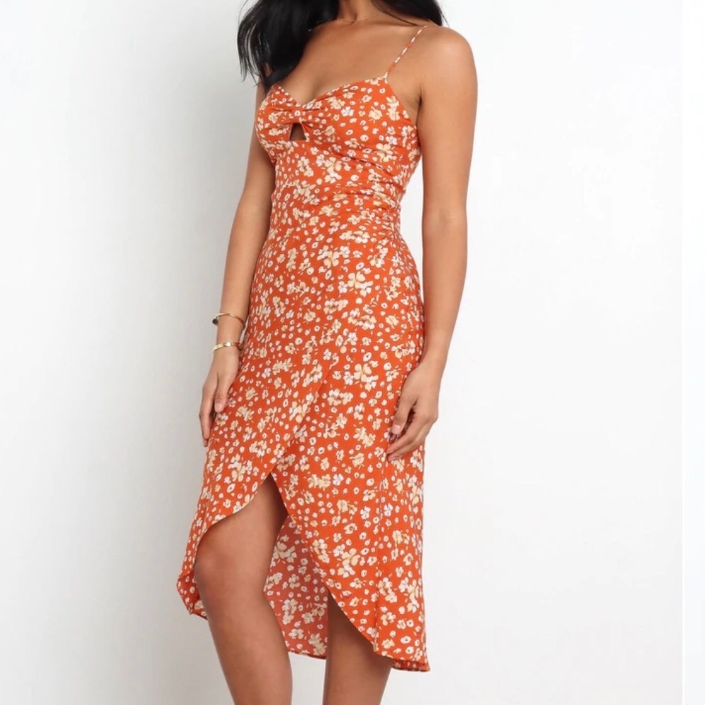 Fall Petal & Pup Eucla Dress in Rust - Size 02